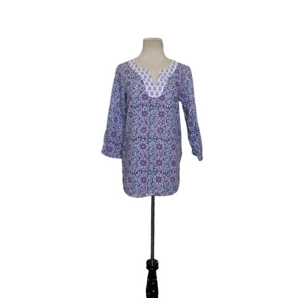 Rikshaw Design 3/4 sleeves multicolor tunic size XS - Picture 9 of 9